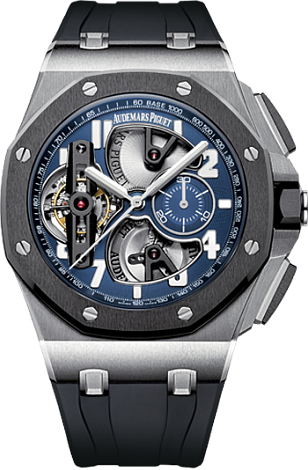 Replica Audemars Piguet TOURBILLON CHRONOGRAPH PLATINUM 26388PO.OO.D027CA.01 watch